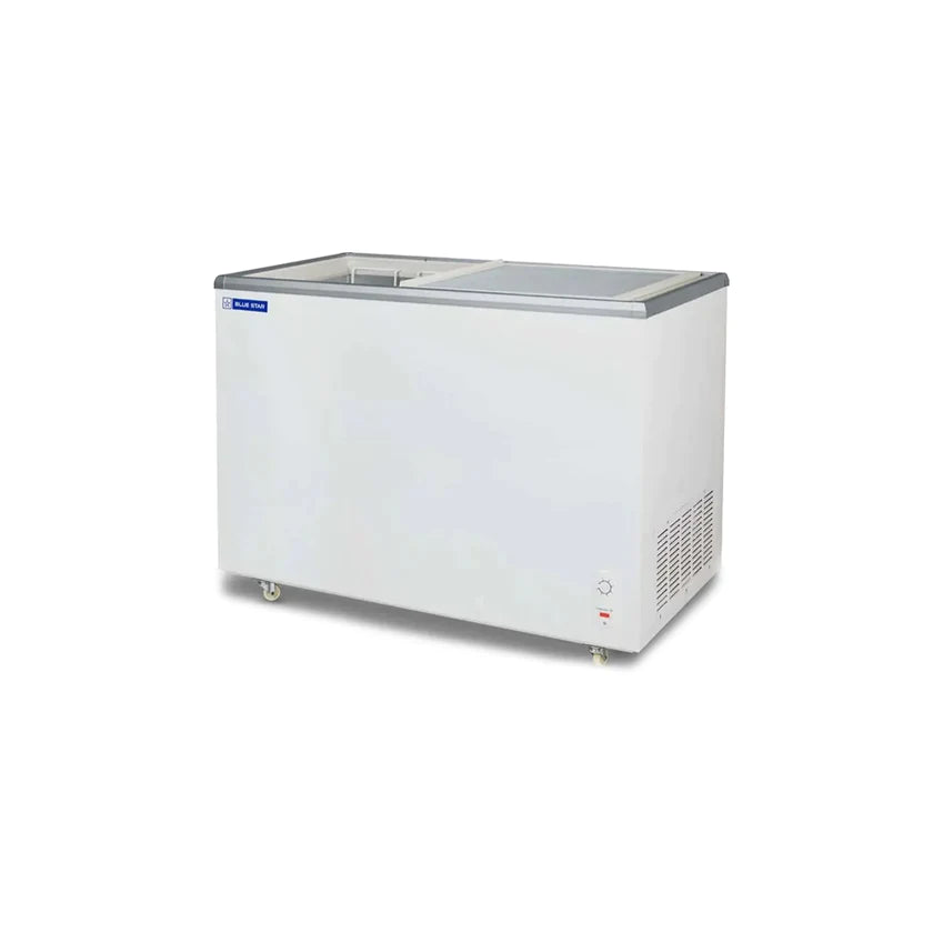 Blue Star Glass Top Deep Freezer 150L